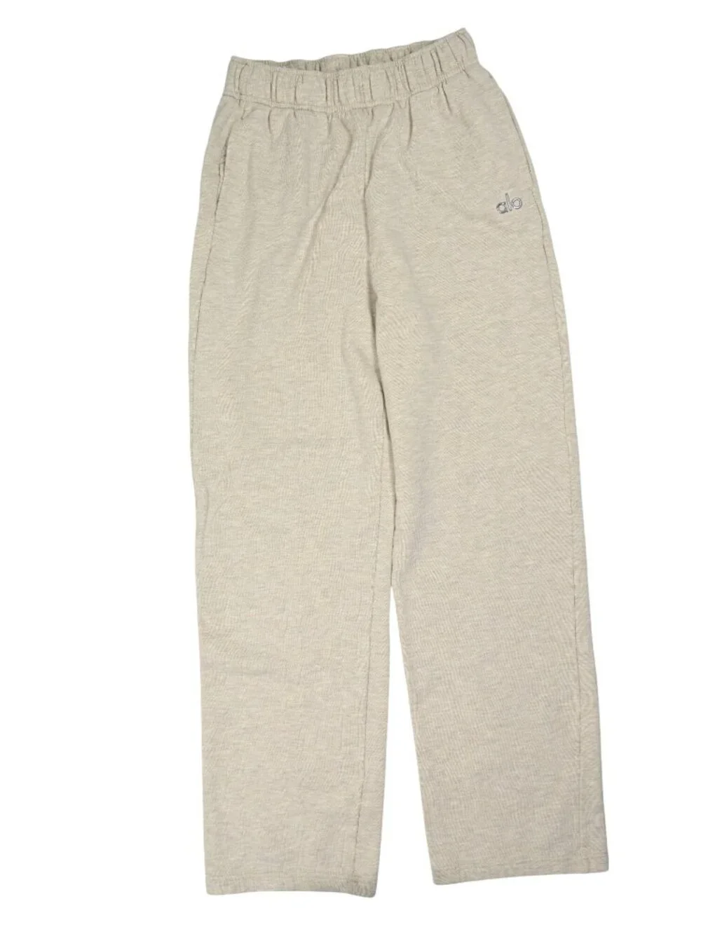 ALO Yoga Accolade Straight Leg Sweatpant in Oatmeal Heather